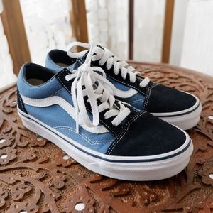🖤Black and Blue Old Skool Vans🖤